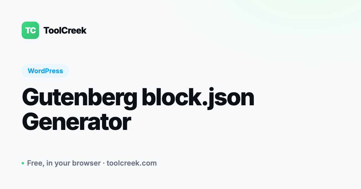 How to Register a WordPress Block with block.json