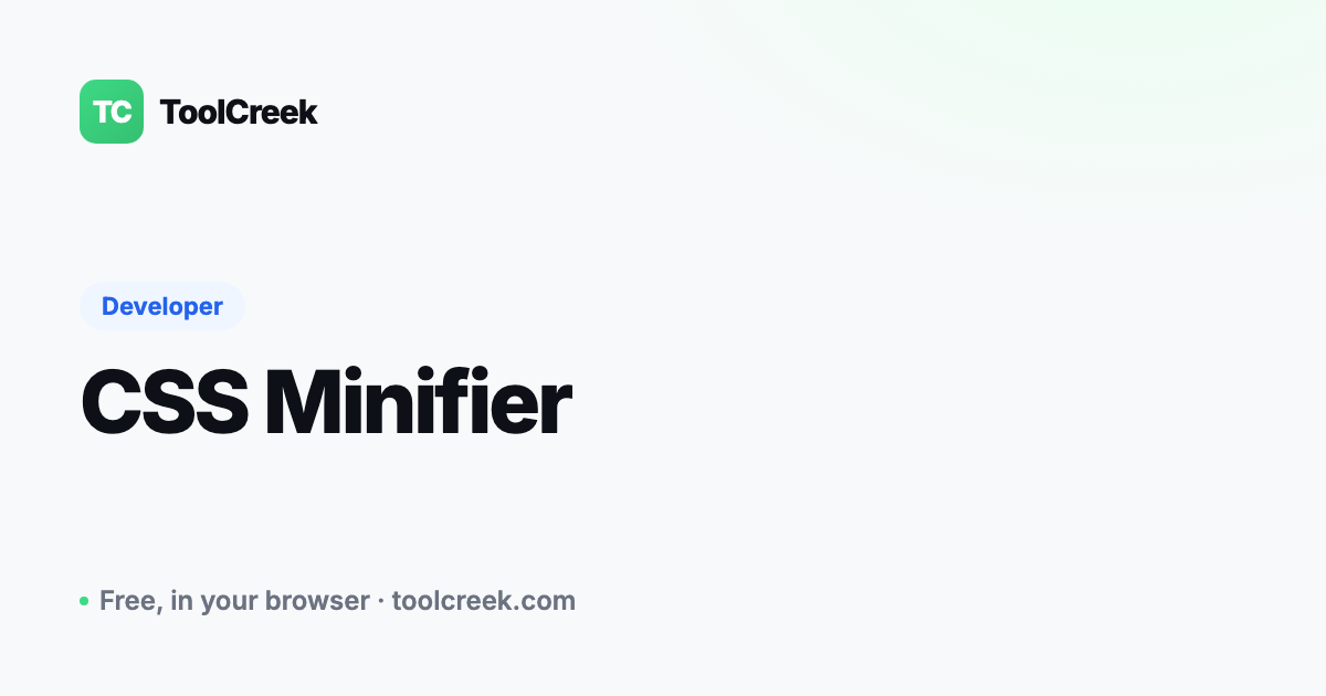 How to Minify CSS for Faster Load Times