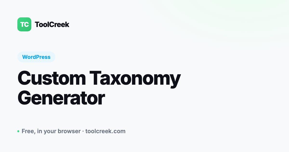 How to Create a Custom Taxonomy in WordPress