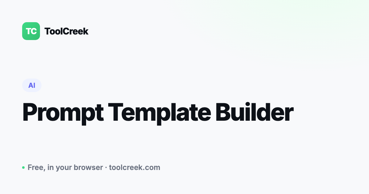 How to Build a Reusable Prompt Template for Any AI Tool