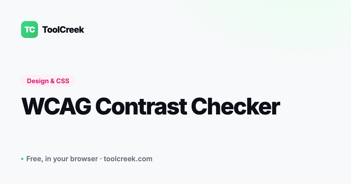 How to Check Color Contrast for Accessibility (WCAG)