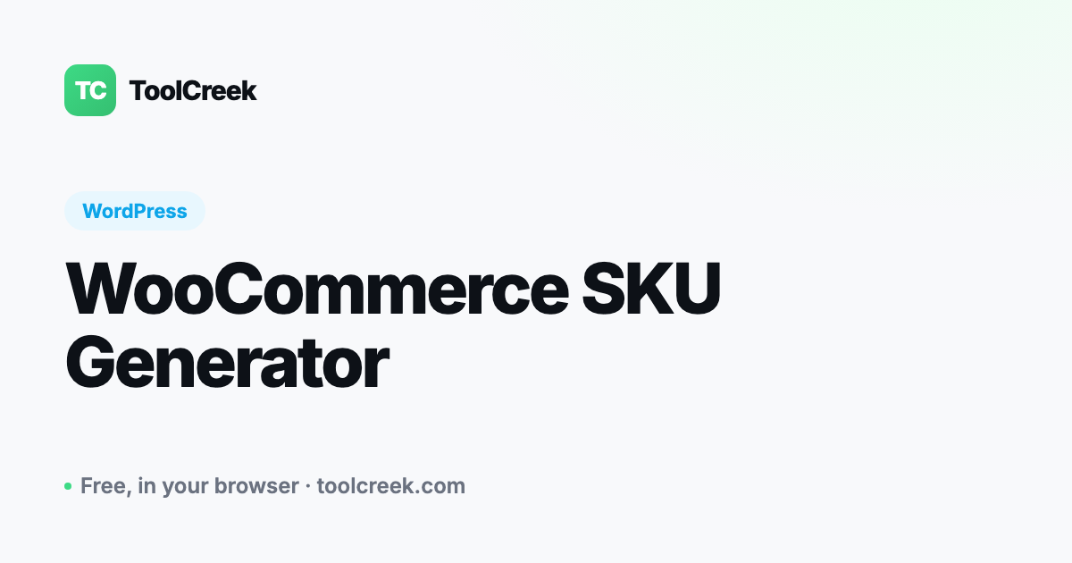 How to Generate Bulk Product SKUs for WooCommerce
