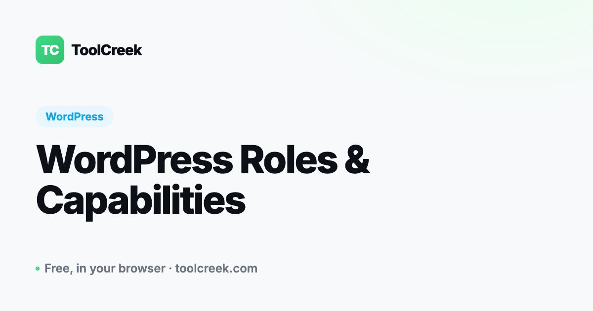 WordPress Roles and Capabilities Explained: A Complete Reference